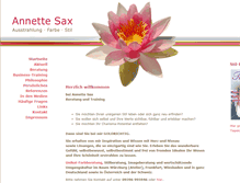 Tablet Screenshot of annettesax.de